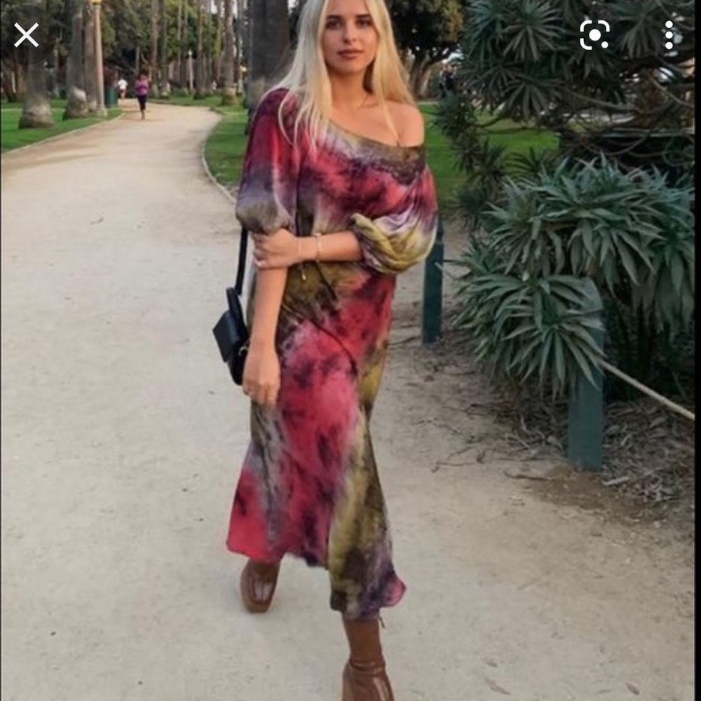Verge Girl. Bias Cut Midi Dress